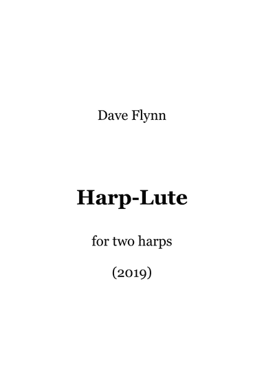 Harp-Lute (for Two Harps)