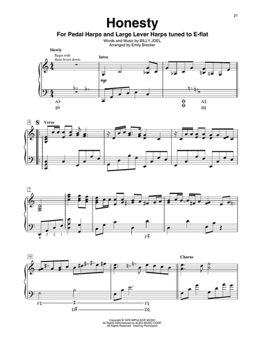 Honesty (arr. Emily Brecker)