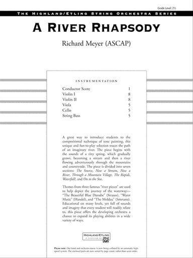 A River Rhapsody: Score