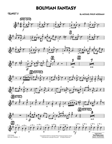 Bolivian Fantasy - Trumpet 3