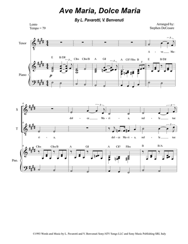 Ave Maria, Dolce Maria