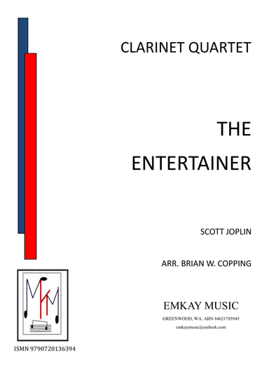 THE ENTERTAINER - CLARINET QUARTET