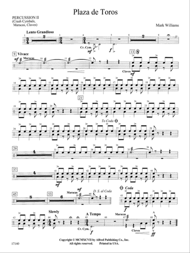 Plaza de Toros: 2nd Percussion