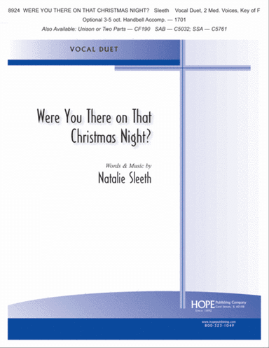Were You There On That Christmas Night?