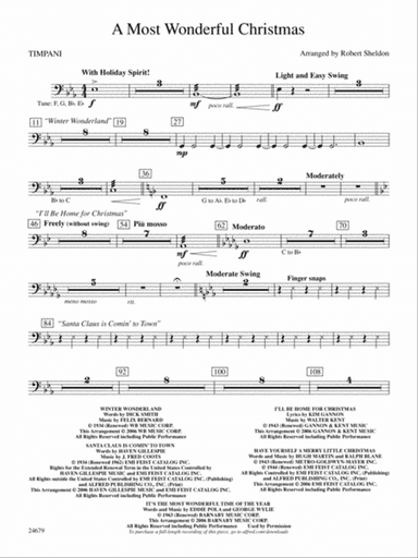 A Most Wonderful Christmas: Timpani