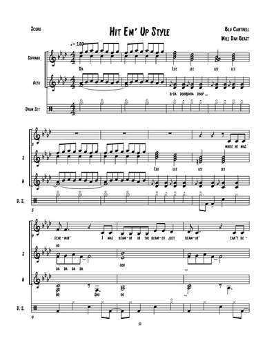 Hit 'em Up Style (oops!)