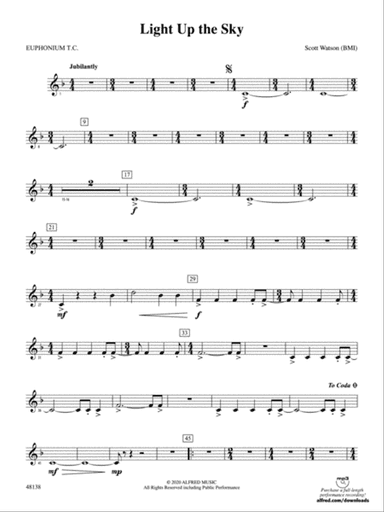 Light Up the Sky: Baritone T.C.
