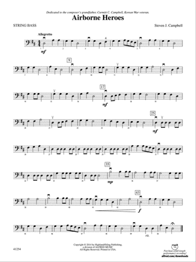 Airborne Heroes: String Bass