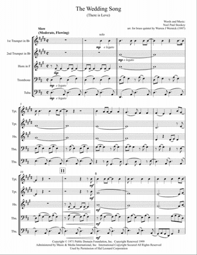 Wedding Song (There Is Love)
