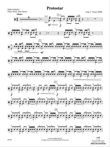 Protostar: 1st Percussion