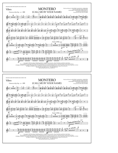 Montero (Call Me By Your Name) (arr. Tom Wallace) - Vibes