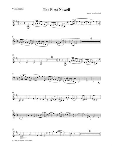 The First Nowell (Downloadable Violoncello Part)