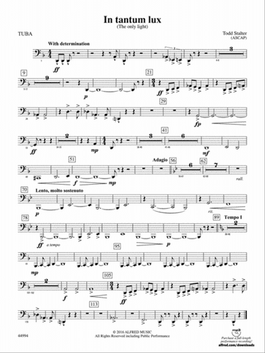 In tantum lux: Tuba