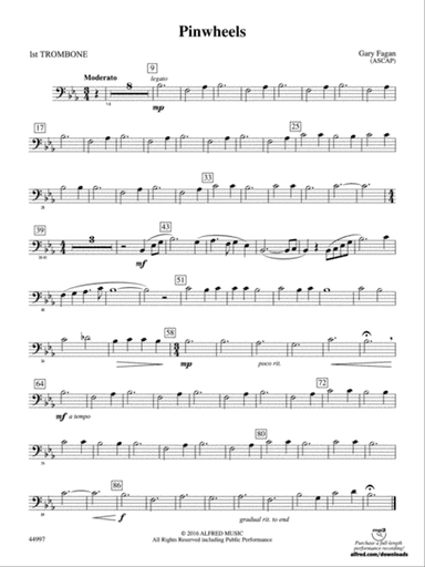Pinwheels: 1st Trombone