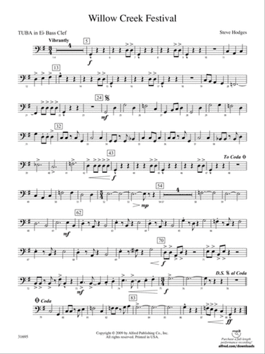 Willow Creek Festival: (wp) E-flat Tuba B.C.