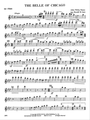 Belle of Chicago: Flute