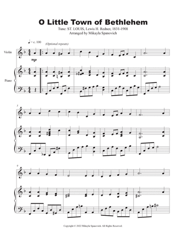 O Little Town of Bethlehem