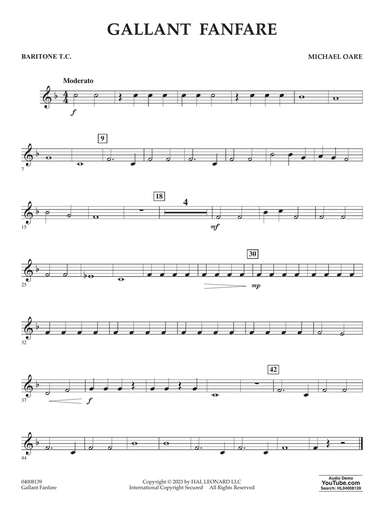 Gallant Fanfare - Baritone T.C.