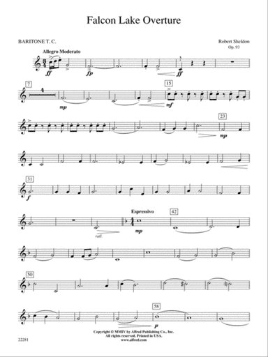 Falcon Lake Overture: Baritone T.C.