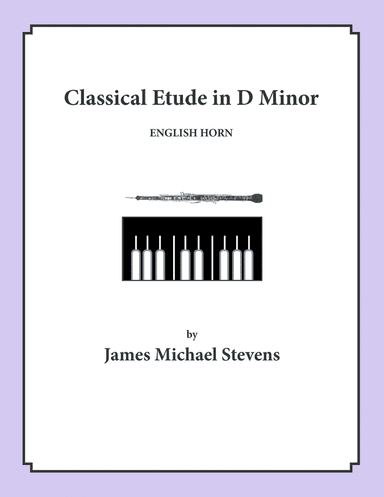 Classical Etude in D Minor - English Horn & Piano