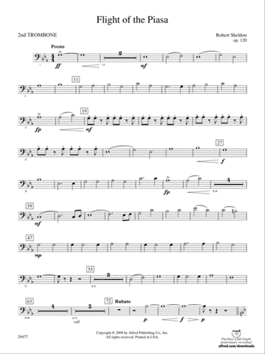 Flight of the Piasa: 2nd Trombone