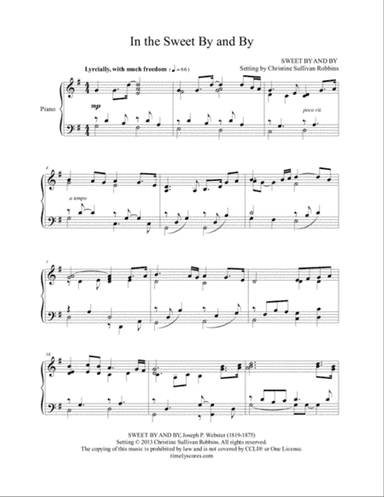 In the Sweet By and By