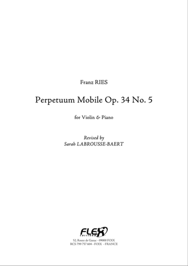 Perpetuum Mobile Op. 34 No. 5