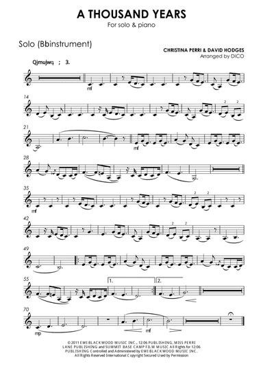 A Thousand Years (part 2)
