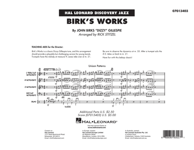 Birk's Works (arr. Rick Stitzel) - Conductor Score (Full Score)