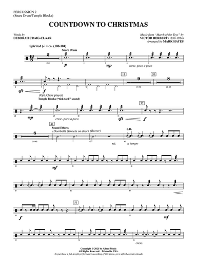 Countdown to Christmas: 2nd Percussion