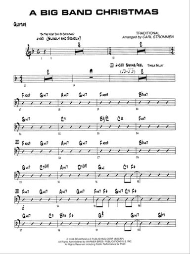 A Big Band Christmas: Guitar