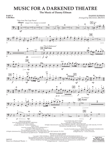 Music for a Darkened Theatre (The Music of Danny Elfman) - Pt. 5 - Cello/Bass