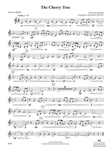 The Cherry Tree: 1st B-flat Clarinet