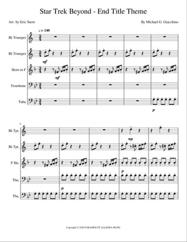 Star Trek Beyond - End Title Theme