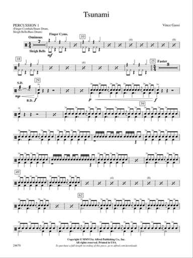Tsunami: 1st Percussion