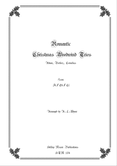 Romantic Christmas Trios arr. flute, oboe, clarinet