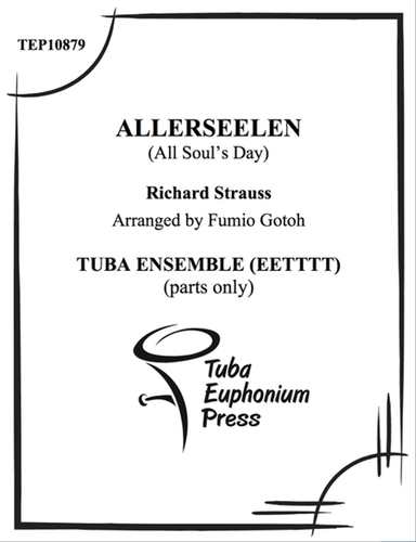 Allerseelen (All Soul's Day)