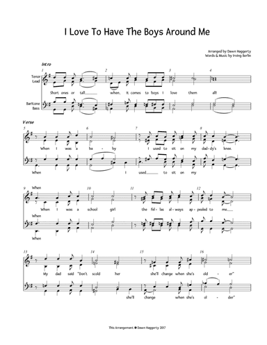 I Love To Have The Boys Around Me