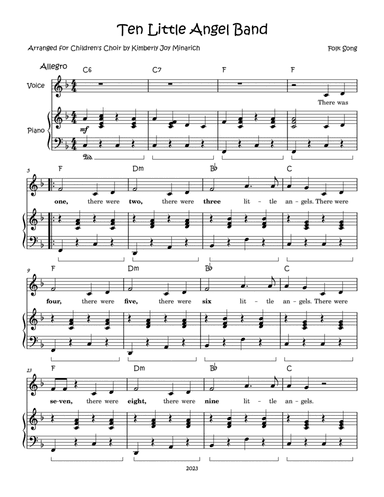 Ten Little Angel Band