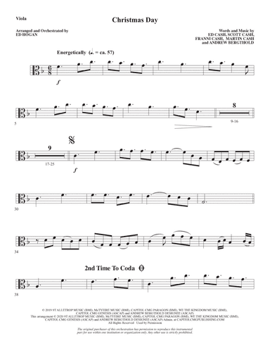 Christmas Day (arr. Ed Hogan) - Viola