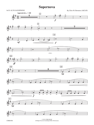 Supernova: E-flat Alto Saxophone