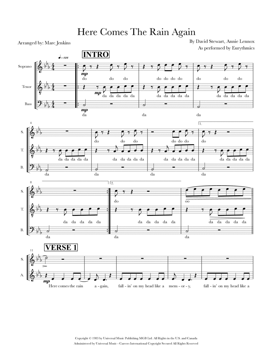 Here Comes The Rain Again