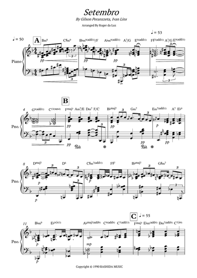 Setembro (brazilian Wedding Song)