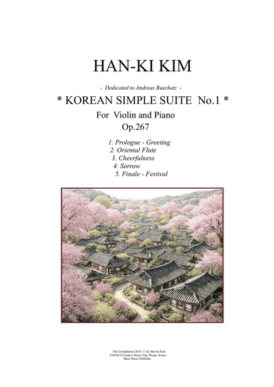 Korean Simple Suite No.1 (For Violin and Piano)