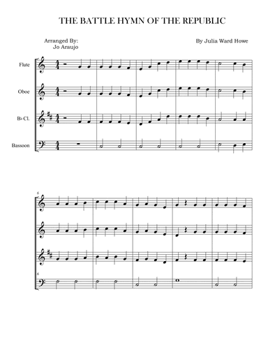 THE BATTLE HYMN OF THE REPUBLIC