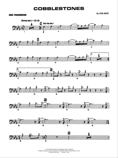 Cobblestones: 3rd Trombone