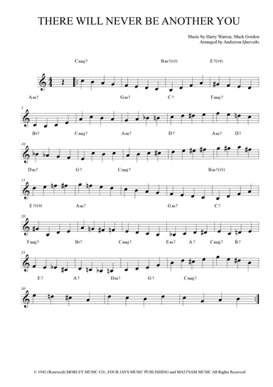 There Will Never Be Another You