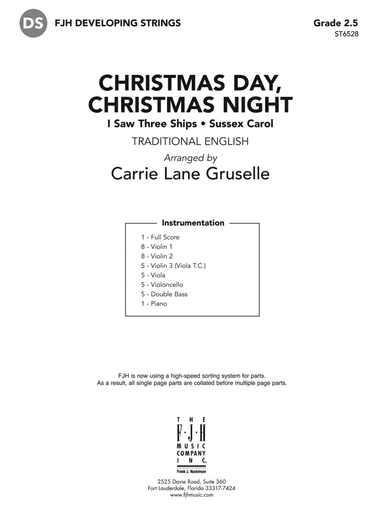 Christmas Day, Christmas Night: Score