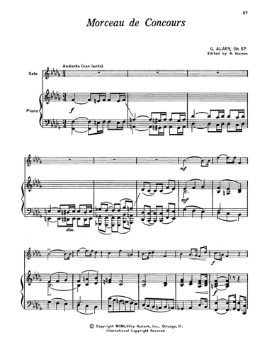 Morceau De Concours