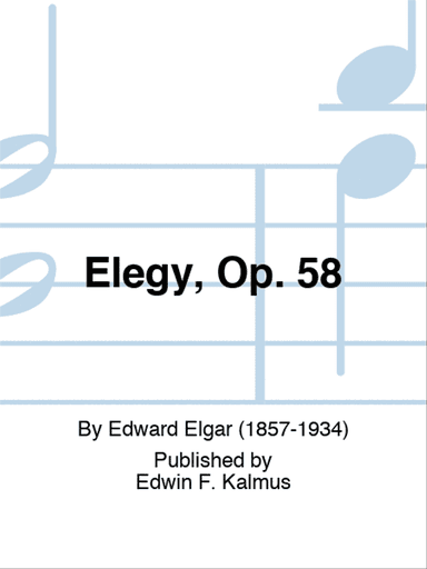 Elegy, Op. 58